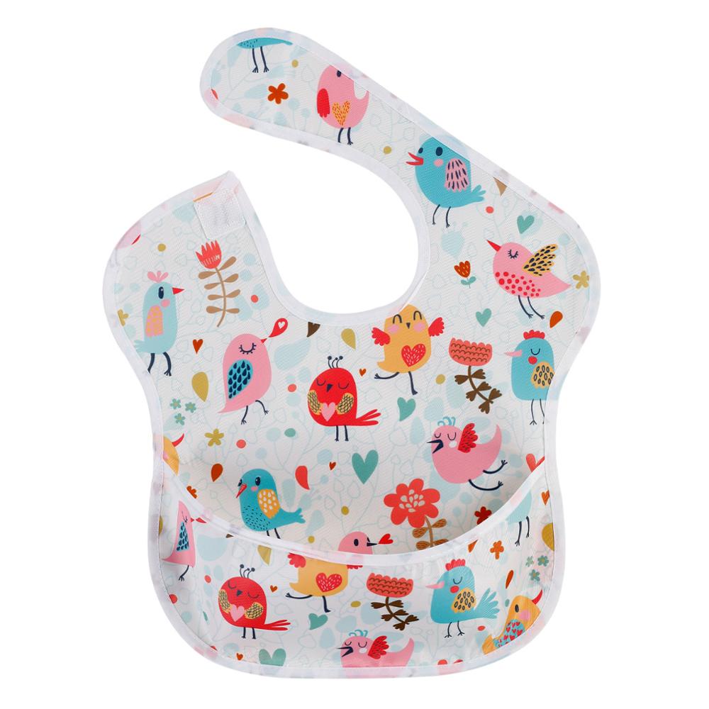 Waterproof Baby Bib with Food Catcher